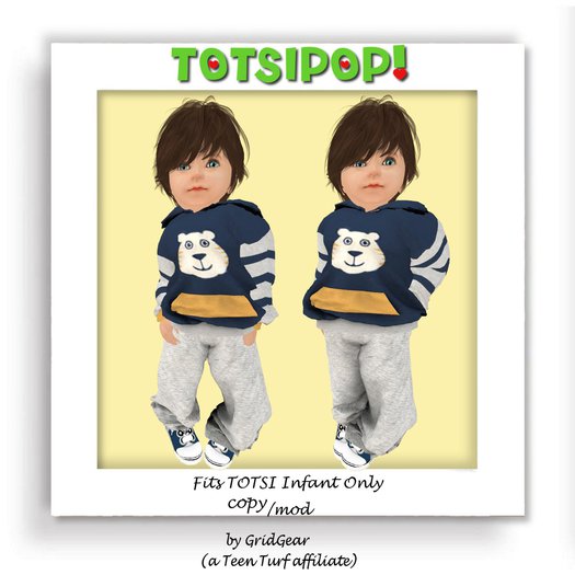 TOTSIPOP! Infant Bear Sweatshirt