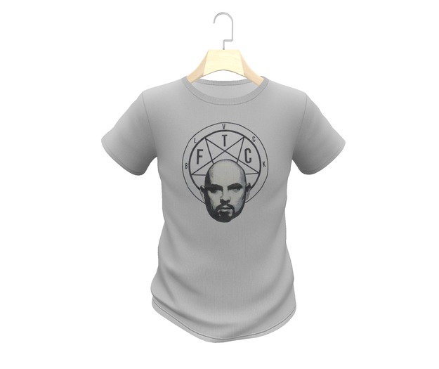 TRAPHOUSE COLLECTIVE - Mens White Tee LaVey