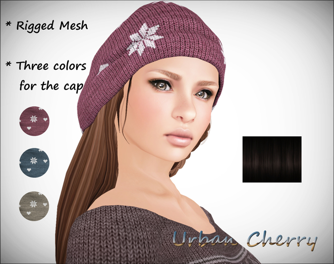 ***Urban Cherry*** Winter Lilly Hair Copper