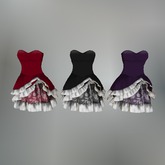 Tonal Brocade Mesh Dress (Fatpack)