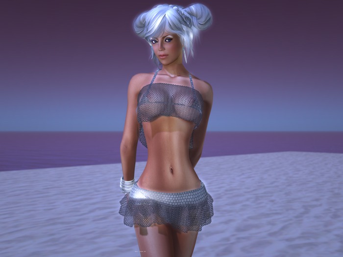 Ally★Adventure - Ruffle Mini Skirt / Top / Vest Outfits - DEMO
