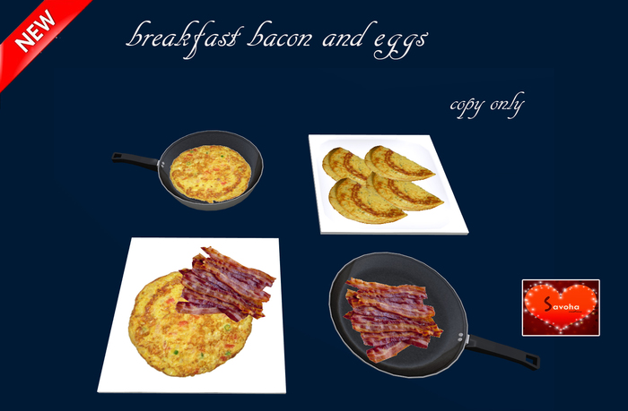 breakfast bacon and eggs
