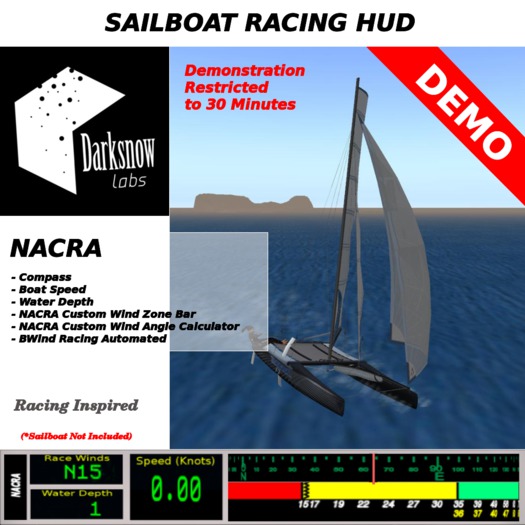 NACRA Sailboat Racing HUD (DEMO)