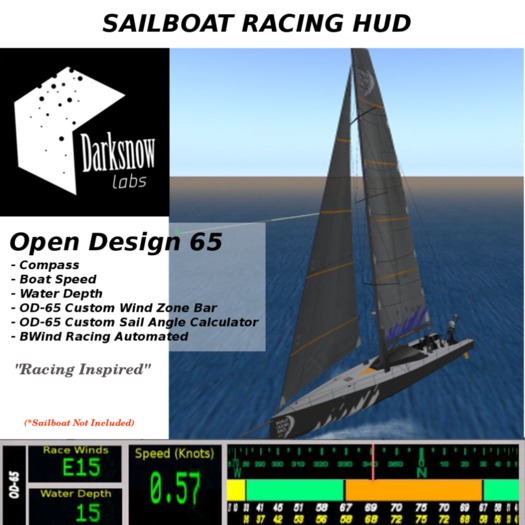 One Design 65 (OD-65) Sailboat Racing HUD Carton