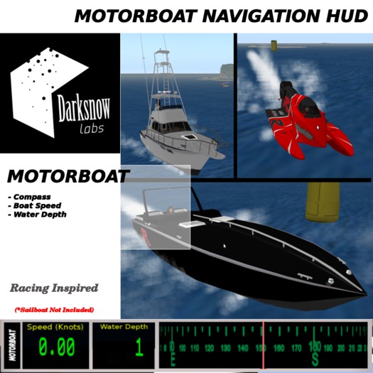Motorboat Navigation HUD Carton