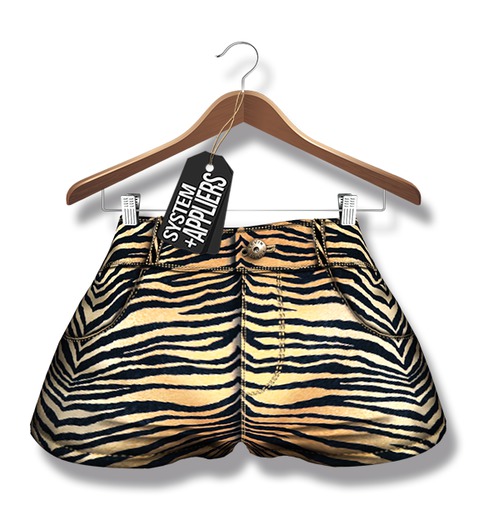 [ Lady F.] NEW Black Acid Wash High Waist Denim Shorts