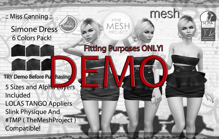 :: Miss Canning :: [ Simone Dress ] DEMO (fitting)
