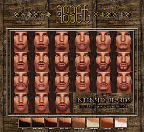 > Asset < Intensity Beards - Platinum Blonde - Classic Avatars