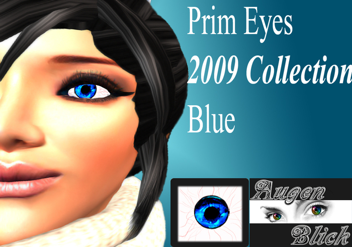 Augen~Blick Prim Eyes New Real Blue