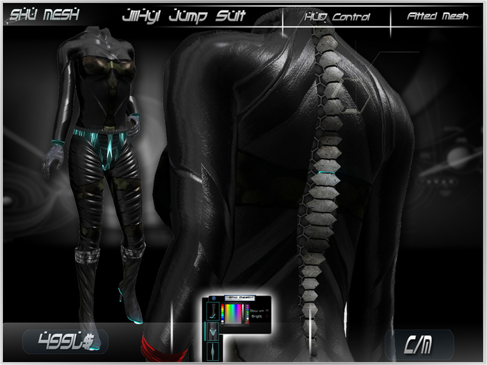 JiiHyl Jump Suit -Shu Mesh-