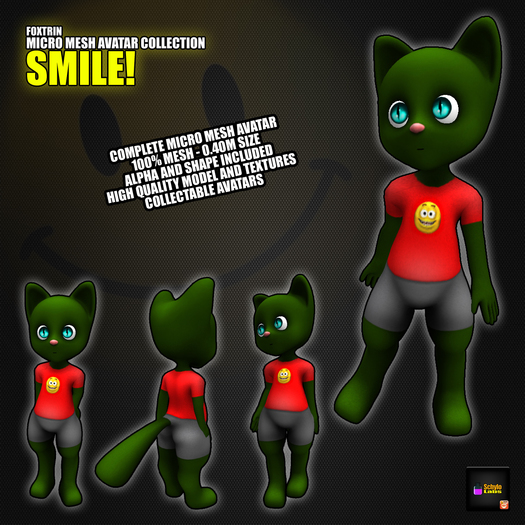 [LR]FoxTrin - Smile - Complete Micro Mesh Avatar