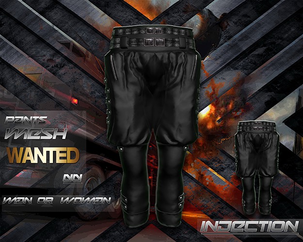 Mesh  Pants  Darkness