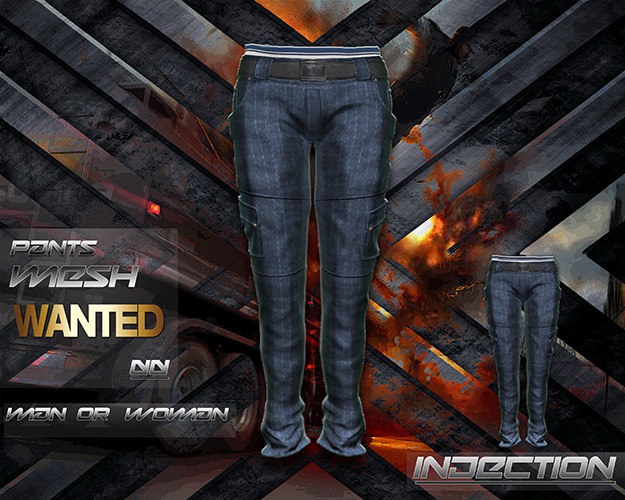 Pants Blue