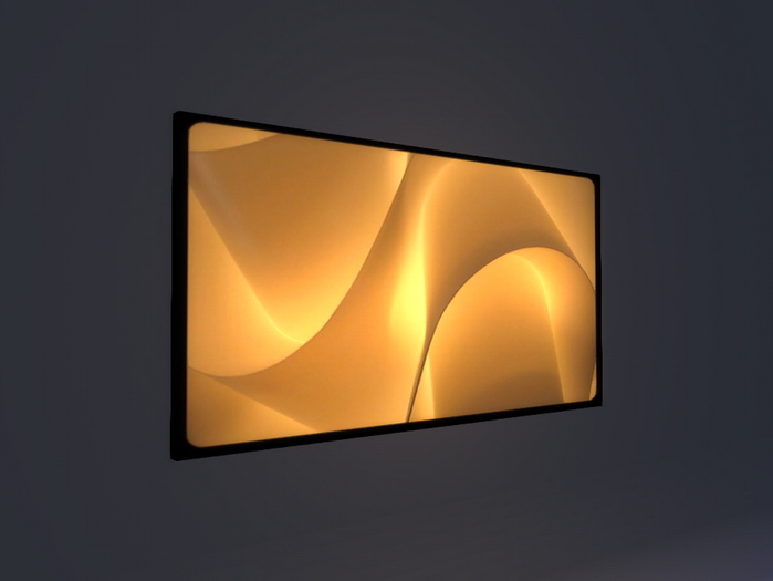 Wavy Wall Picture Lamp