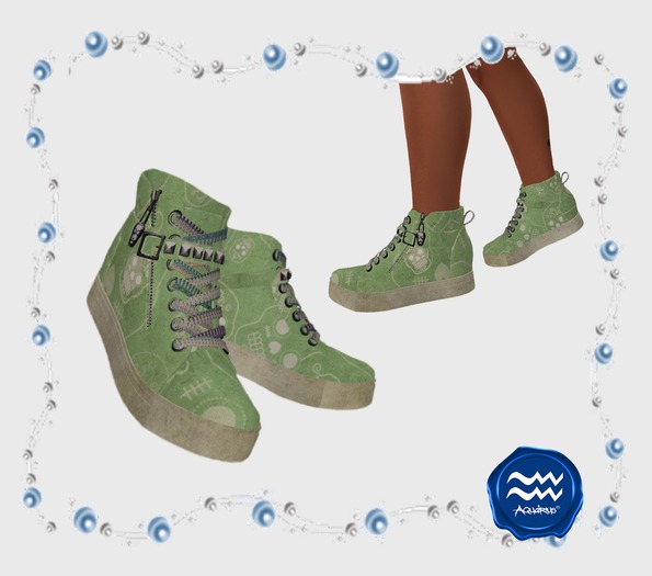 =Aquarius= Mesh Sneakers Pink