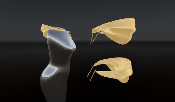 *Diesel Magic* hoodie / cowl for sweater 1 sculpted prim