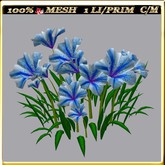 LW_ Mesh Group of Petunias 24 (1 LI / Prim)