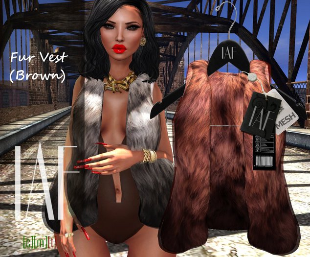 IAF Fur Vest (Brown)