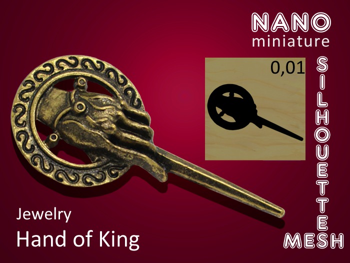 Mesh Silhouettes * Nano miniature - Hand of King Pin