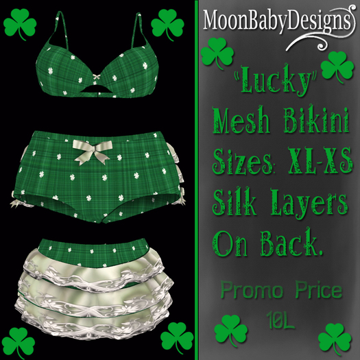 St.Patrick's Bikini Mesh