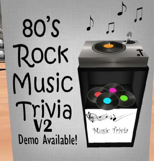 .::Second Deco::.  80's Rock Trivia V2-Boxed