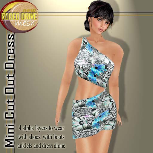 79m Mini Dress Blue Satin <box>