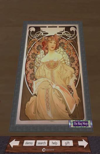 commercial design Rugs/wall art, Mucha #11, Rug