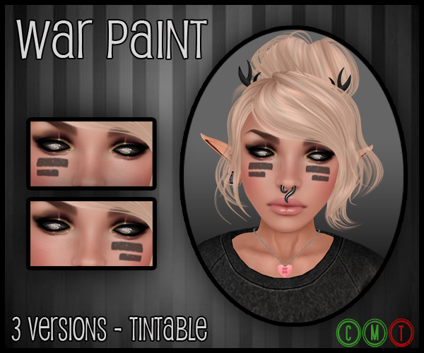 Second Life Marketplace [[afterglow]] War Paint