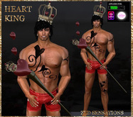 399 Zed Sensations*.Heart King