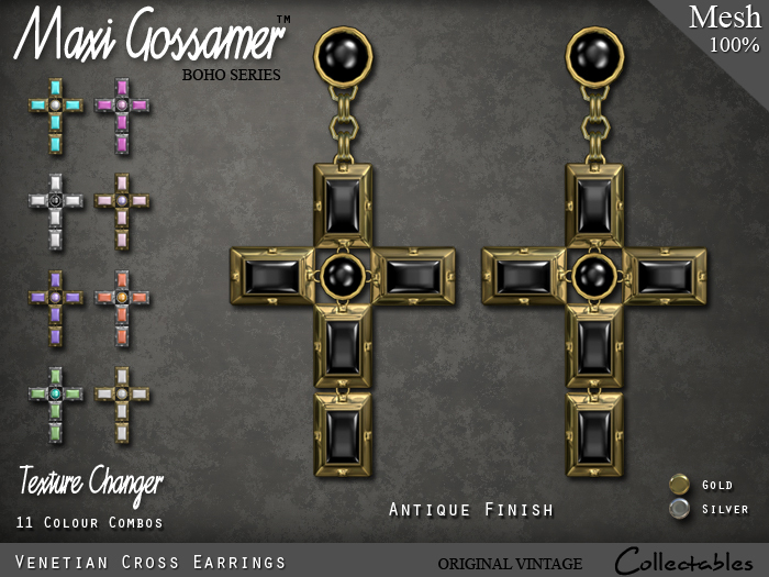 Earrings - Valencia Cross