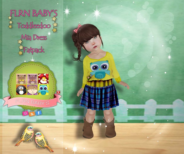 {FLRN Baby's} Mia Dress V2 Fatpack