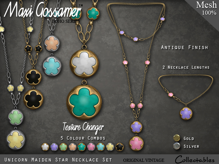 Necklace - Valencia - Texture Changing (V1)