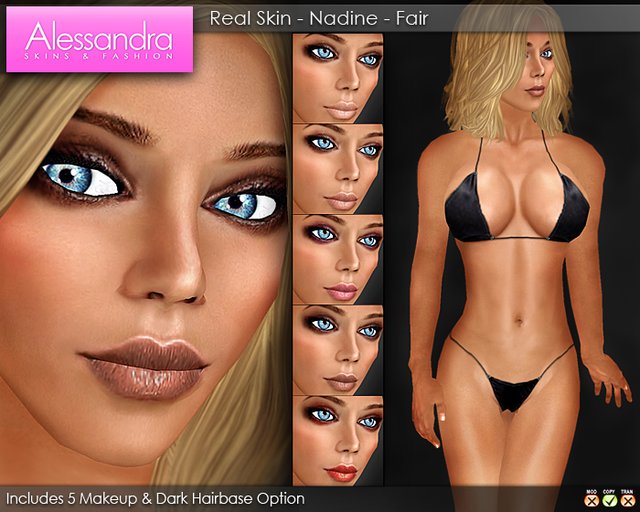 ALESSANDRA - Real Skin - Nadine - FAIR (XStreet Pack)