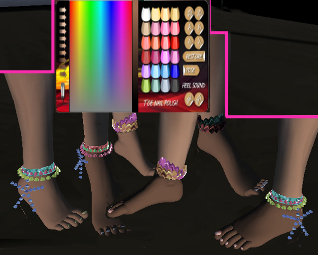 *HB* Sculpted Feet FATPACK (5 + bracelets)