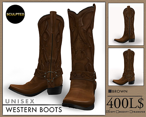 J's Western Boots Brown