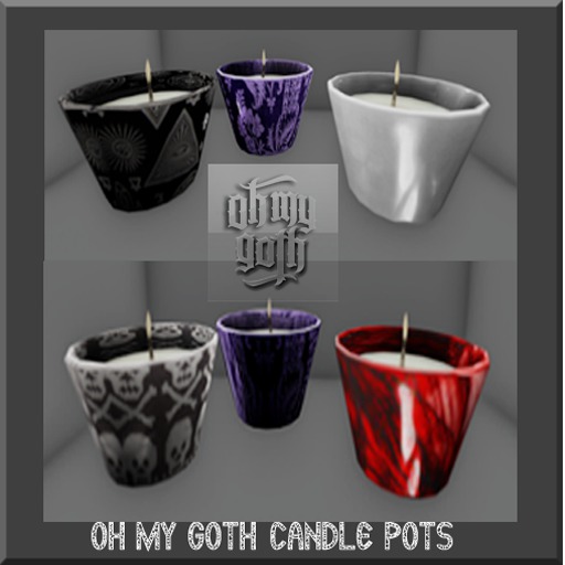 Oh My GoTh=Candle Pots