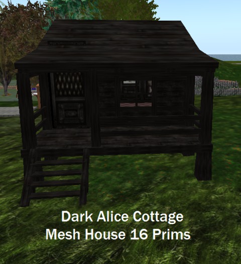 Pied Piper Dark Alice Cottage 16 prims