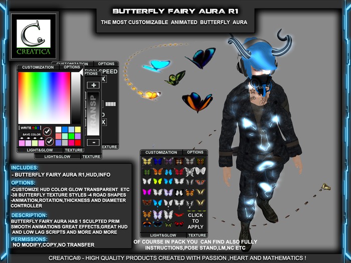 [CREATiCA] Butterfly Fairy Aura R1