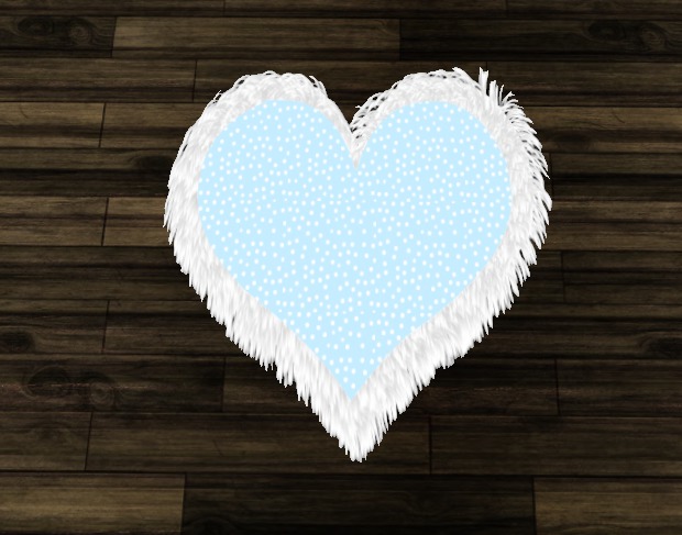 Pied Piper Baby Blue Fur Rug