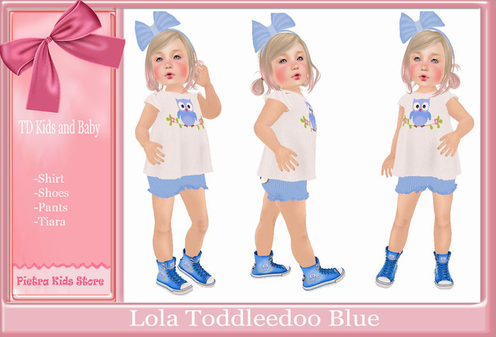 Lola Toddleedoo Blue