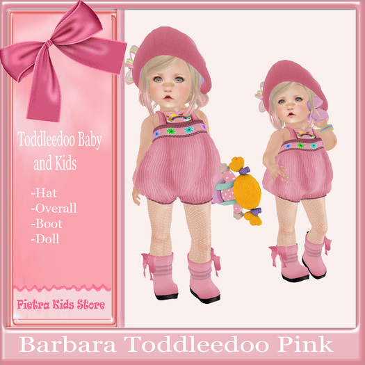 Barbara Toddleedoo Pink