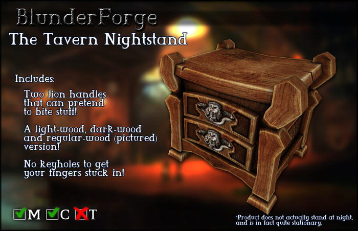 BlunderForge : Tavern Nightstand