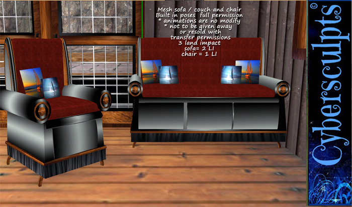 Mesh Sofa & chair set b