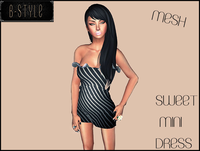 *B-Style* Sweet Mini Dress Mesh.