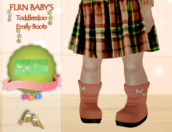 {FLRN Baby's} Emily Boots V1 Green