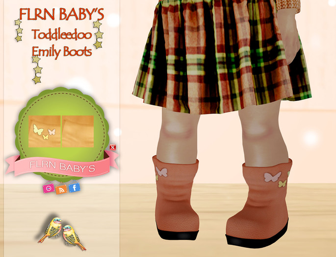 {FLRN Baby's} Emily Boots V1 Yellow