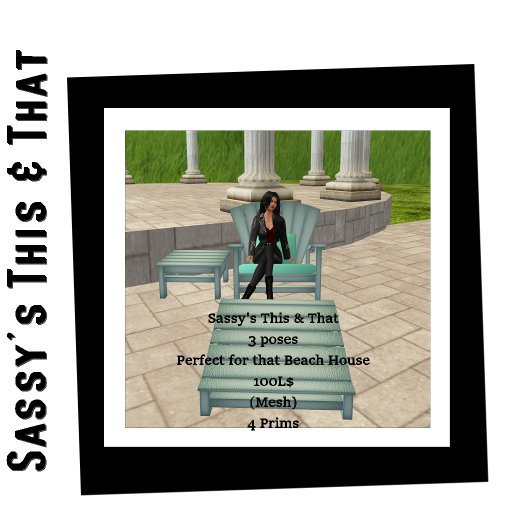 Sassy's This & That- Mesh Beach Set -Chair Set