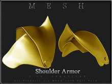 T-3D Creations [ Shoulder Armor 002 R / L ]  Micro MESH - Full Perm -