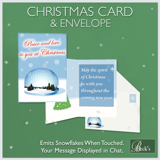 Snow Globe Christmas Card