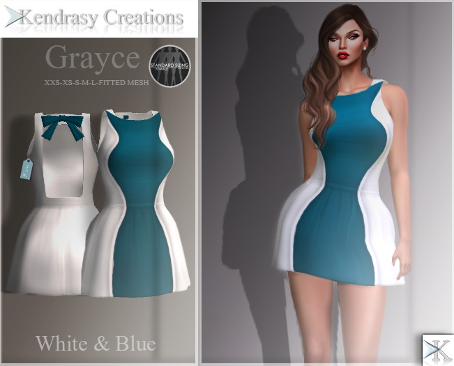 Grayce White&Blue